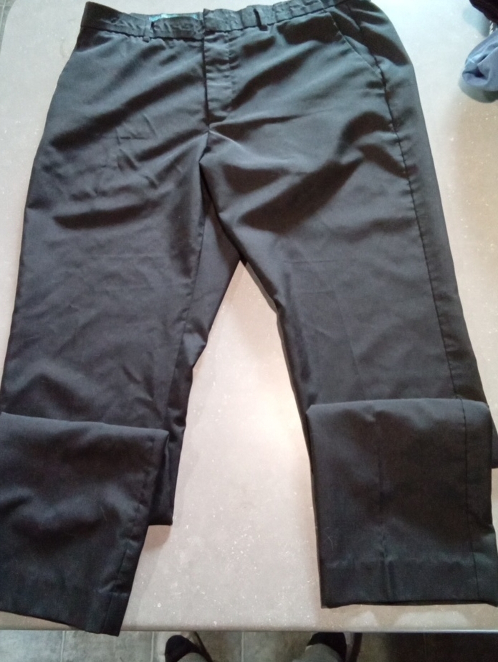 Perry Ellis Black 34x32 Dress Pants - Straight Cut
